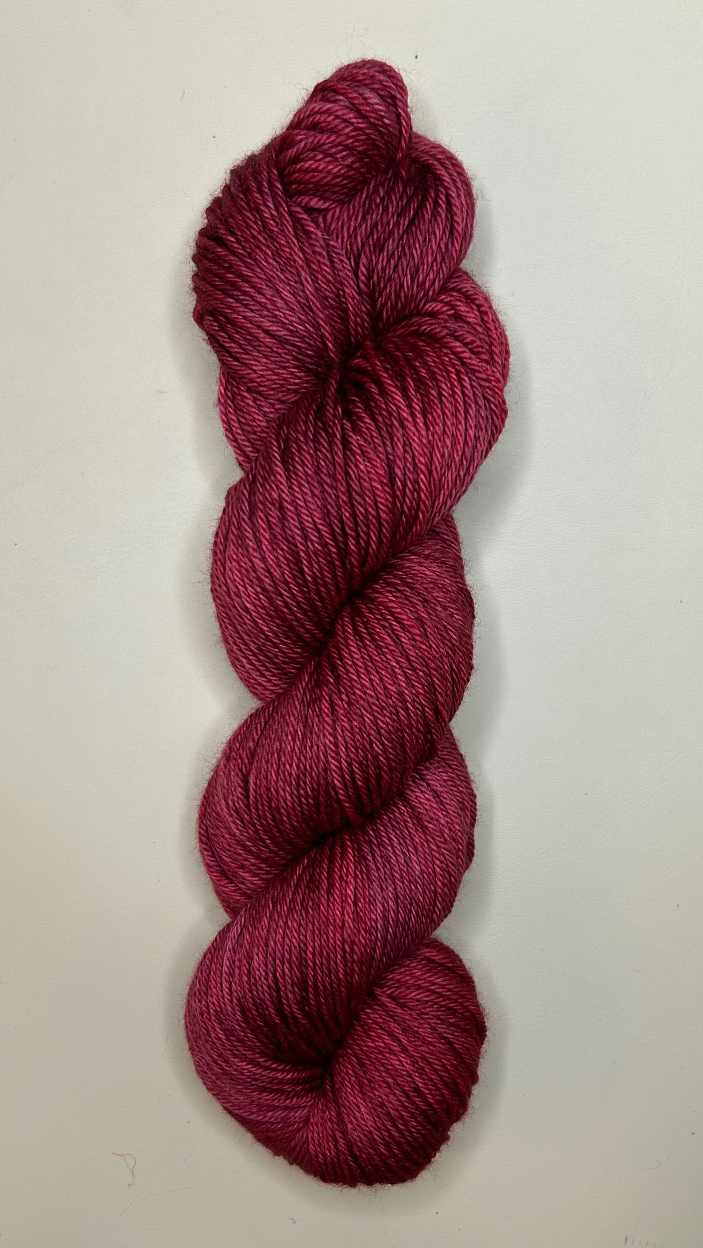 Worsted Weight - 100% Extrafine Superwash Merino: Cottage Red