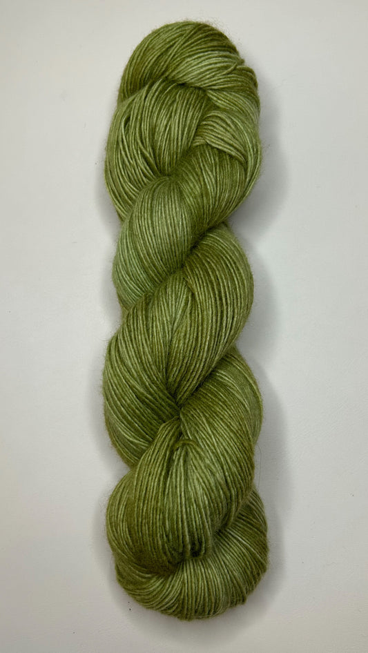 Fingering- Organic Merino Wool: Pesto