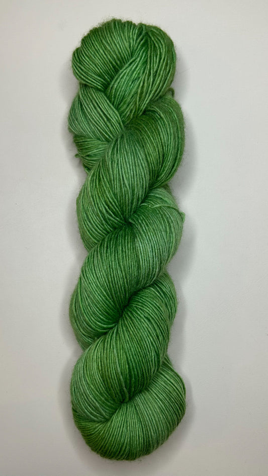 Fingering- Organic Merino Wool: Bright Forest