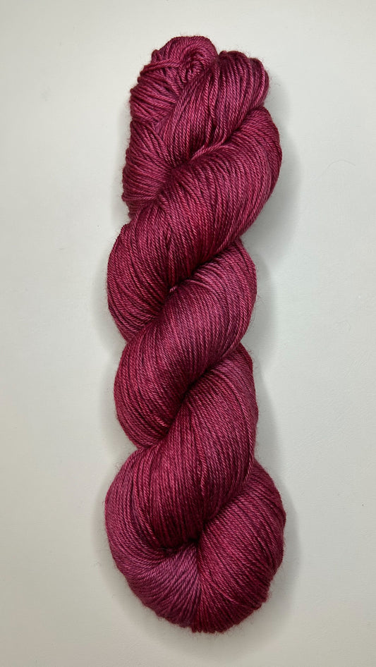Fingering - Wool/Yak/Silk: Cottage Red