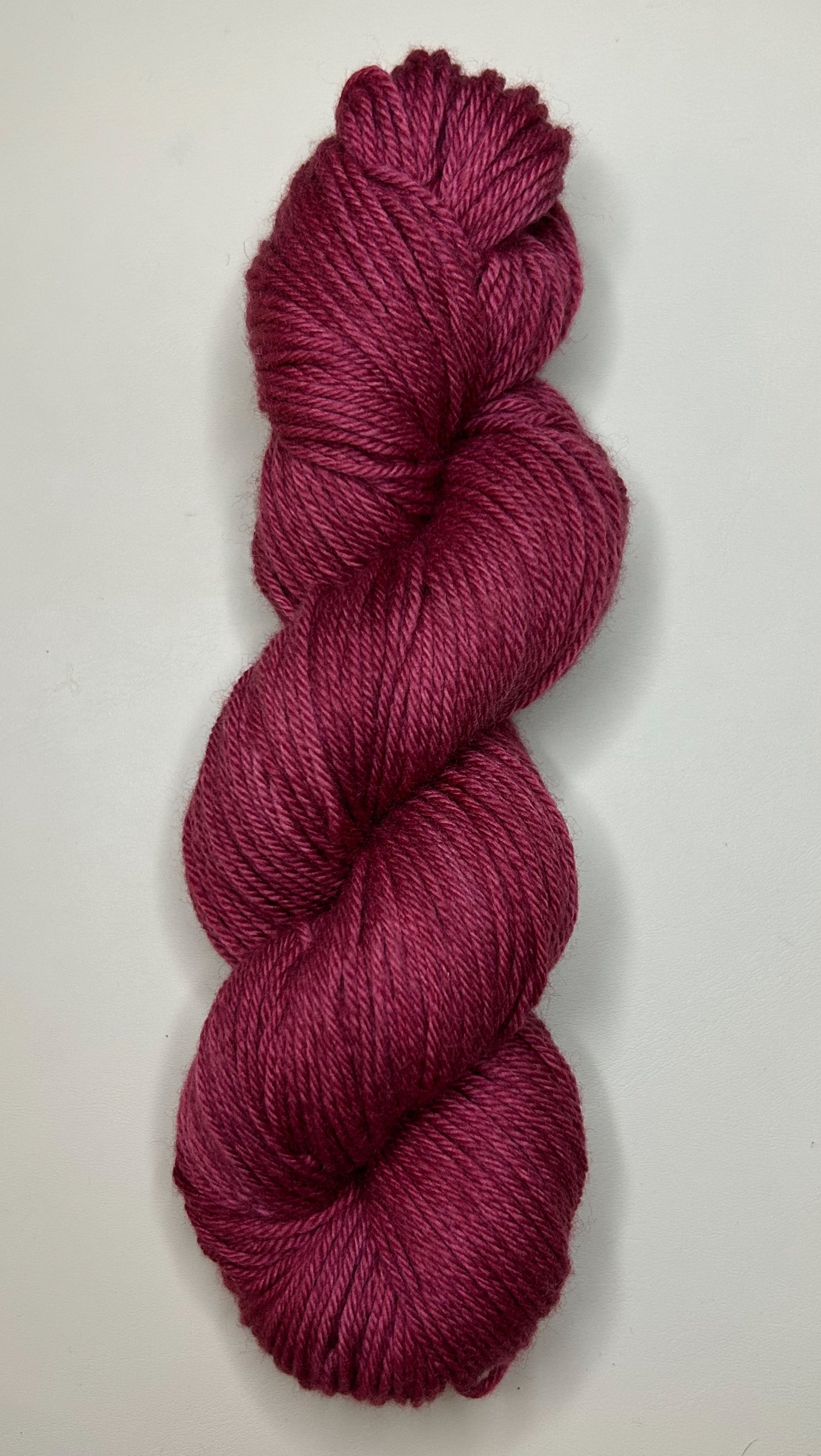 Worsted Weight- Non-Superwash Merino Wool: Cottage Red