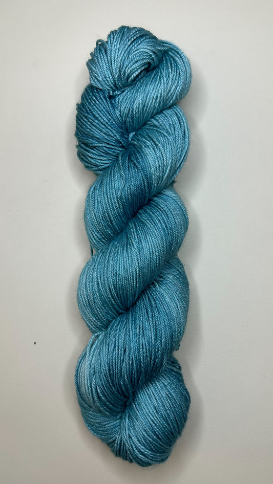 Fingering - Wool/Yak/Silk: Turquoise Cove