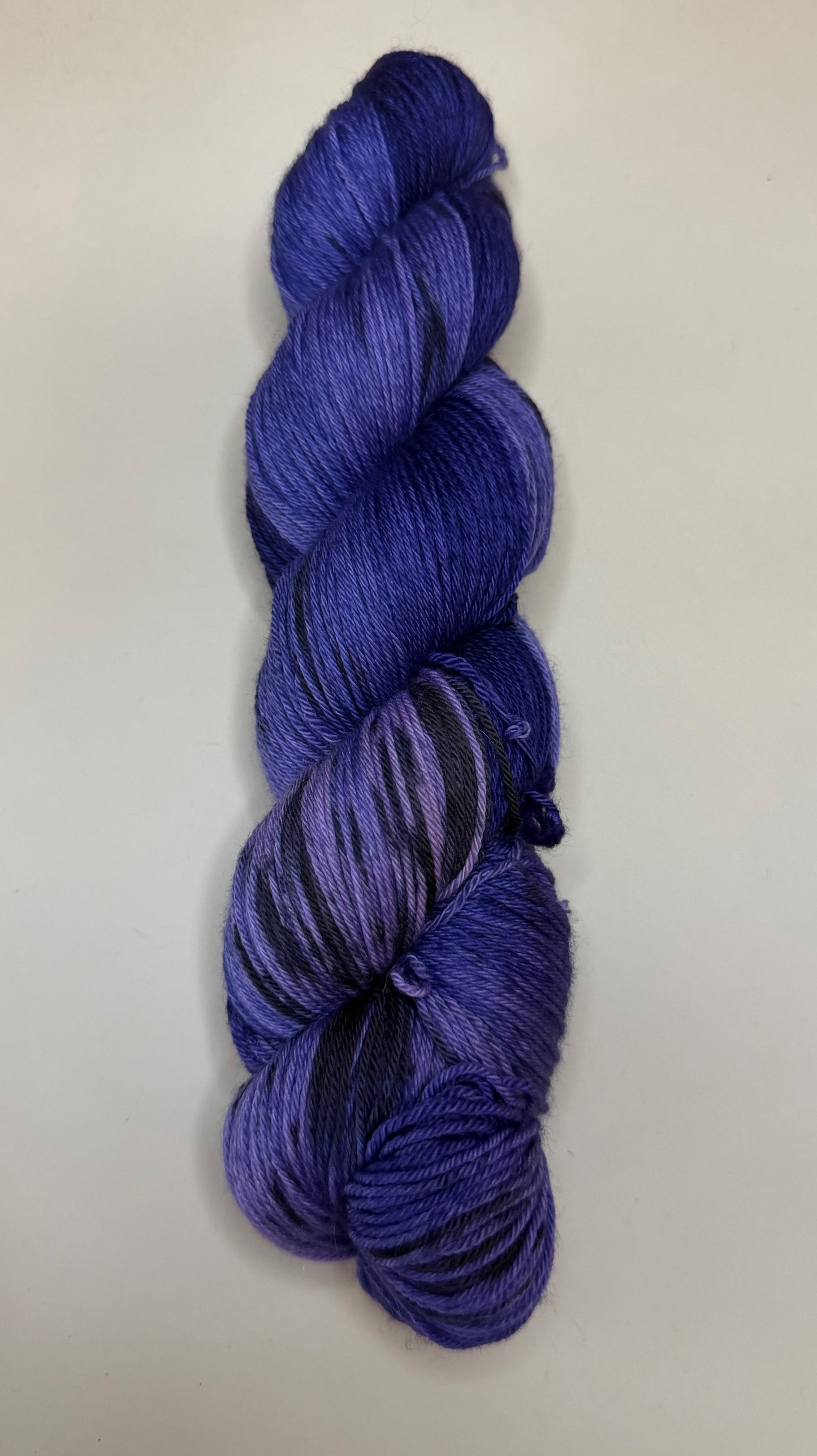 Fingering Weight: Extrafine Superwash Merino/Nylon Sock Yarn: Ombré Ube