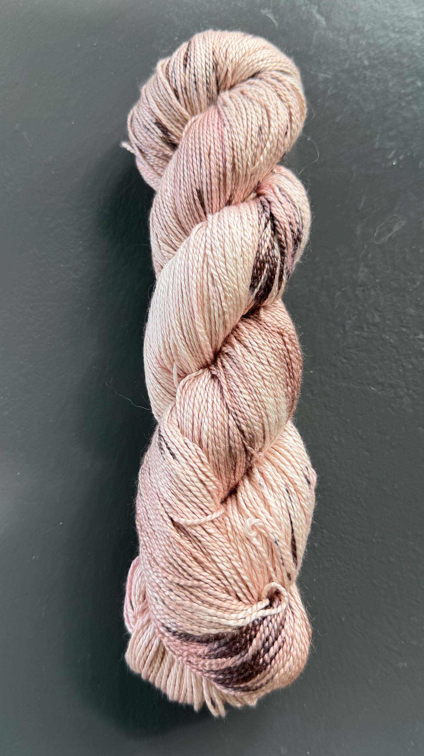 Fingering Weight- 100% Mulberry Silk: Pink Sand Beach