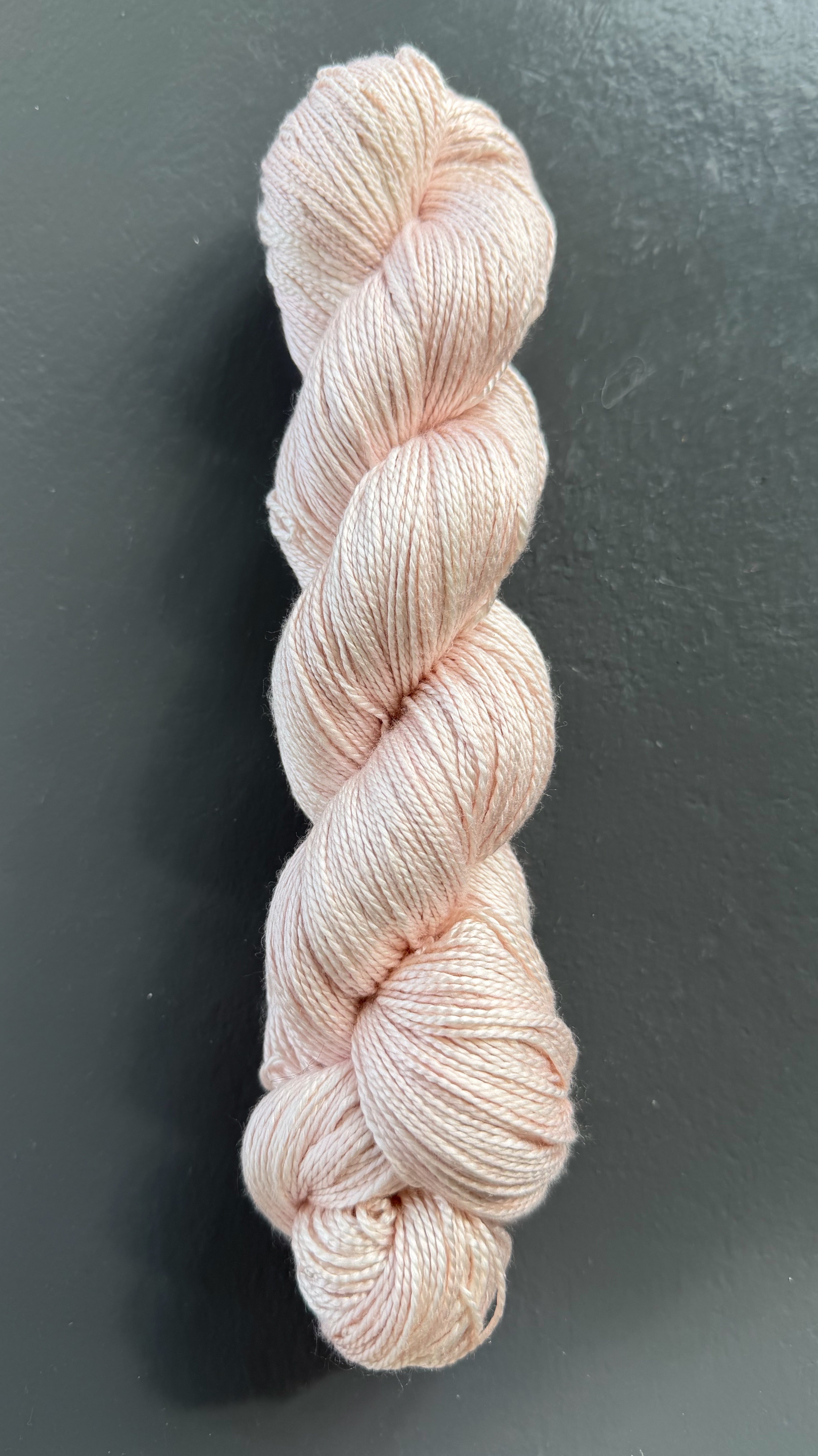 Fingering Weight- 100% Mulberry Silk: Conch Shell Pink – Bobble Brand Yarn