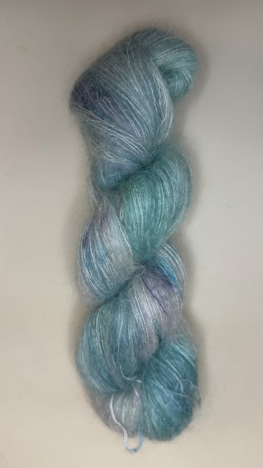 Lace-Silk and Super Kid Mohair: Tide Pool