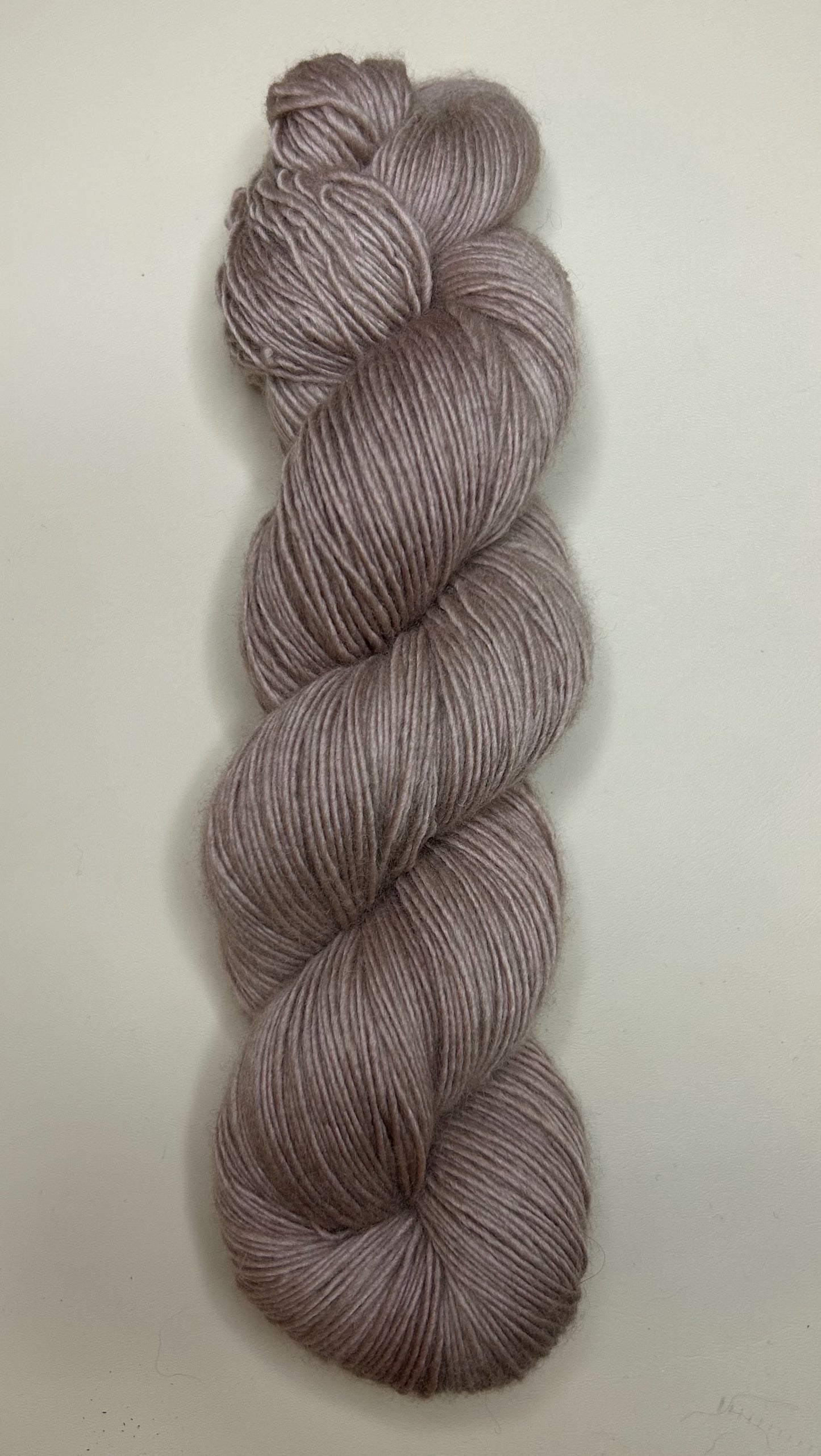 Fingering- Organic Merino Wool: Morel