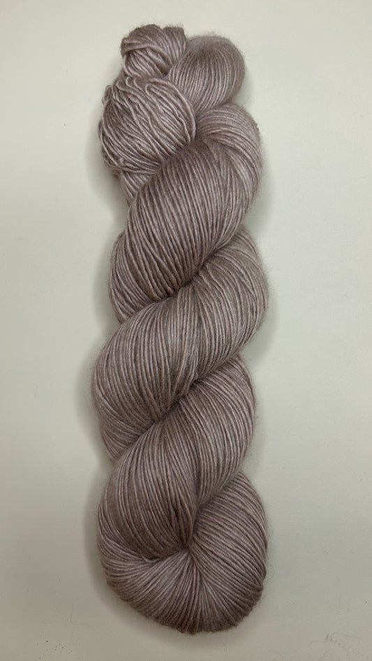 Fingering- Organic Merino Wool: Morel