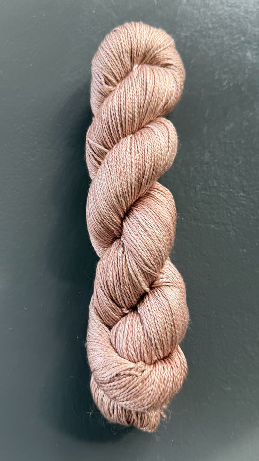 Fingering Weight- 100% Mulberry Silk: Morel