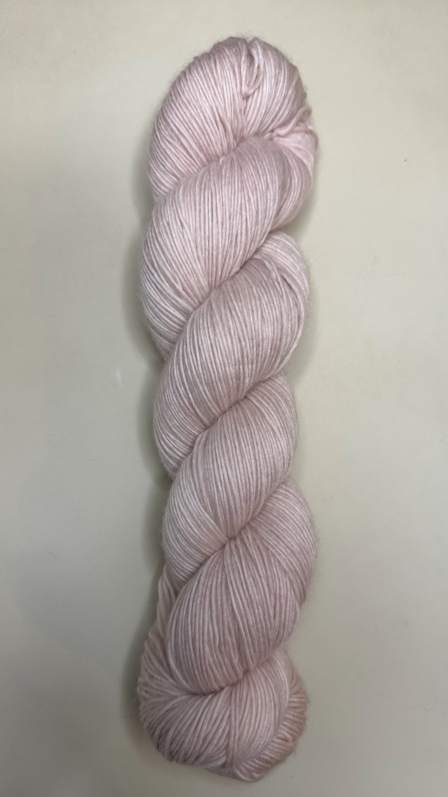 Fingering- Organic Merino Wool: Conch Shell Pink