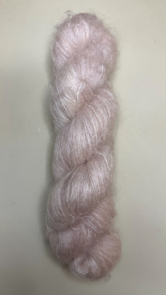 Lace-Silk and Super Kid Mohair: Conch Shell Pink