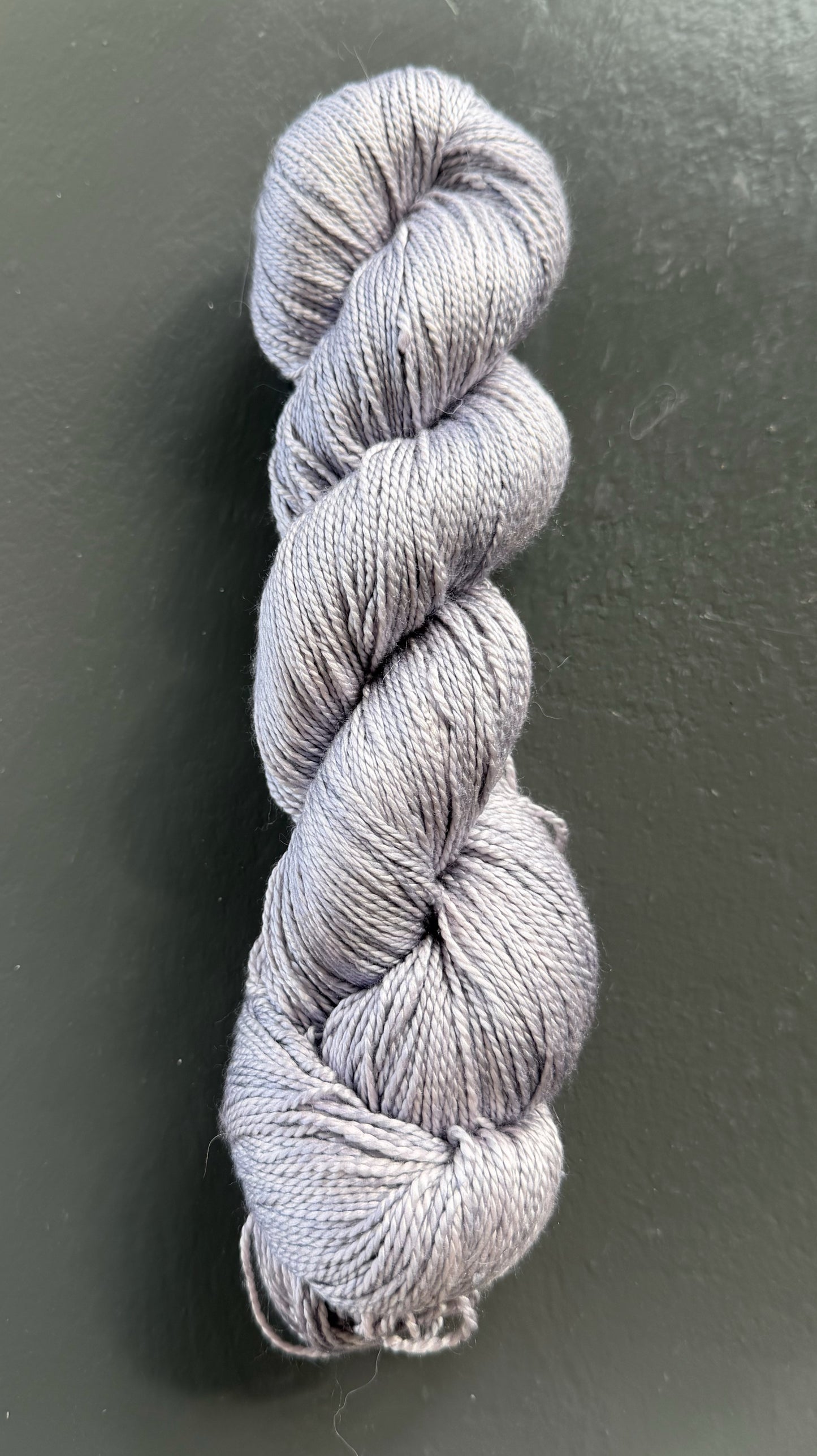 Fingering Weight- 100% Mulberry Silk: First Frost