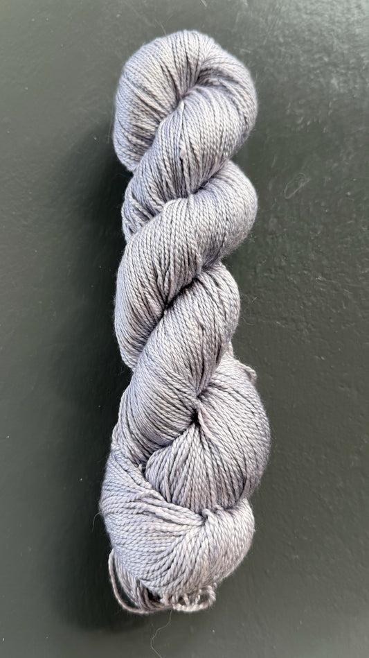 Fingering Weight- 100% Mulberry Silk: First Frost
