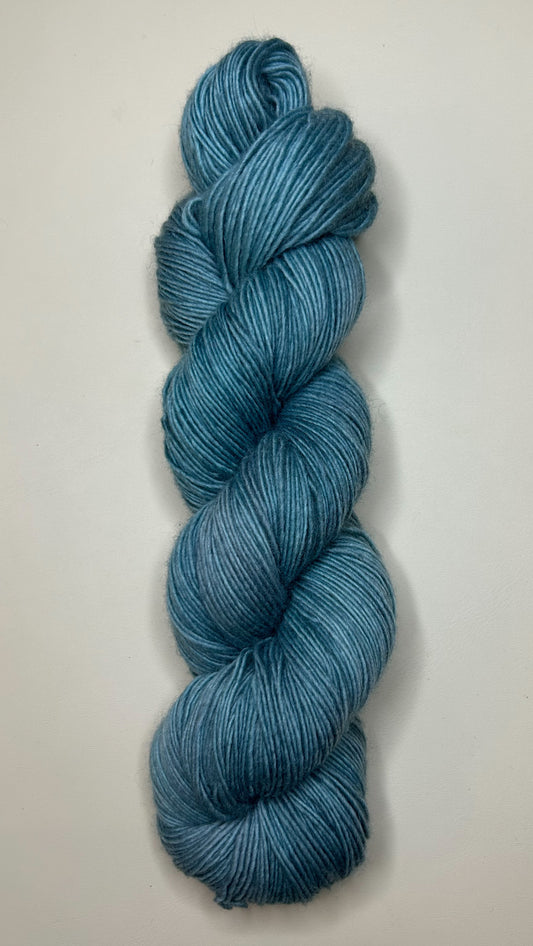 Fingering- Organic Merino Wool: Turquoise Cove