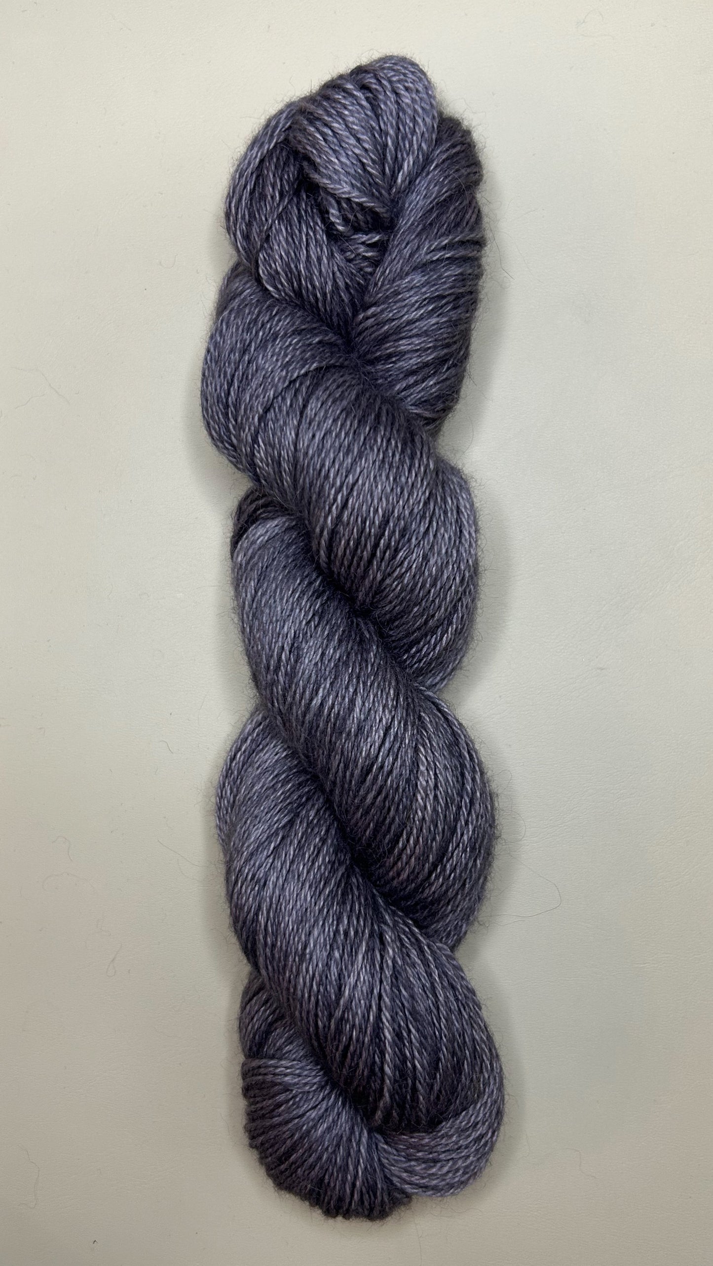 DK Weight- 100% Baby Alpaca: Thunderstorm