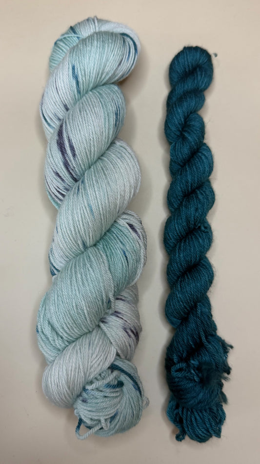Fingering Weight: Extrafine Superwash Merino/Nylon Sock Yarn: Tide Pool Bundle